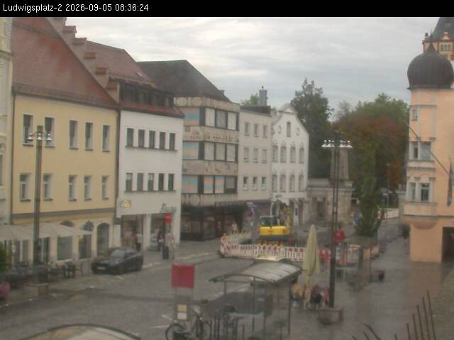 Archived image Webcam Ludwigsplatz Straubing - Eastern View