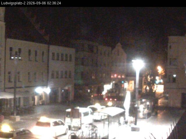 Archiv Foto Webcam Straubing Ludwigsplatz - Blick nach Osten