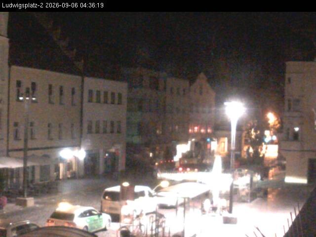 Archiv Foto Webcam Straubing Ludwigsplatz - Blick nach Osten