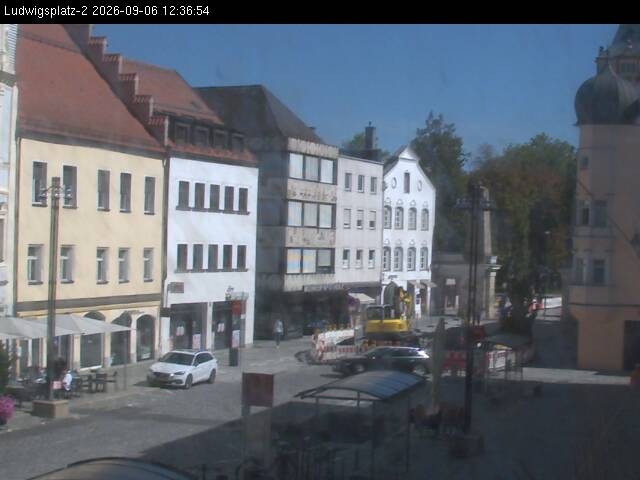 Archiv Foto Webcam Straubing Ludwigsplatz - Blick nach Osten