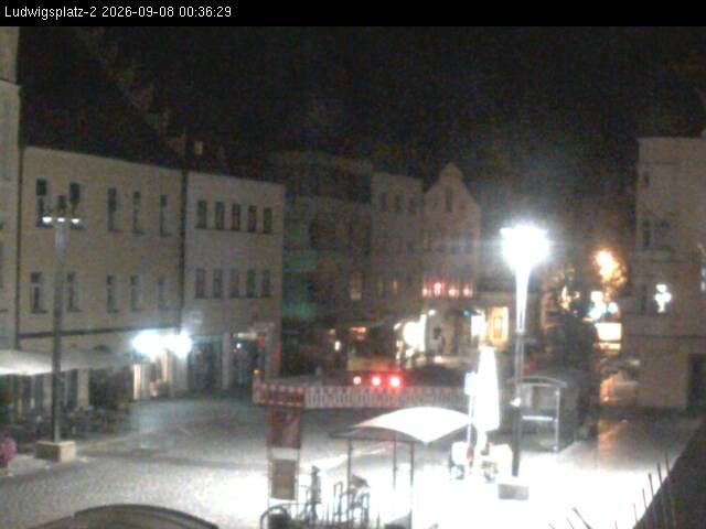 Archiv Foto Webcam Straubing Ludwigsplatz - Blick nach Osten