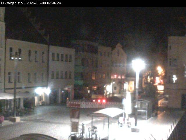 Archiv Foto Webcam Straubing Ludwigsplatz - Blick nach Osten
