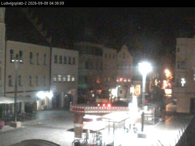 Archiv Foto Webcam Straubing Ludwigsplatz - Blick nach Osten
