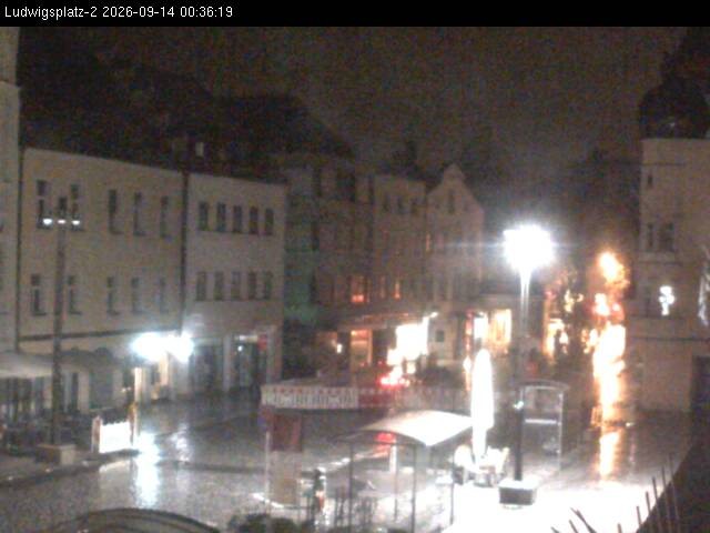 Archiv Foto Webcam Straubing Ludwigsplatz - Blick nach Osten