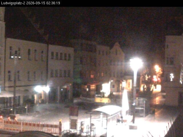 Archiv Foto Webcam Straubing Ludwigsplatz - Blick nach Osten