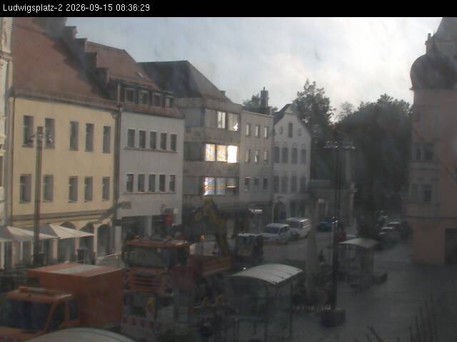 Archiv Foto Webcam Straubing Ludwigsplatz - Blick nach Osten
