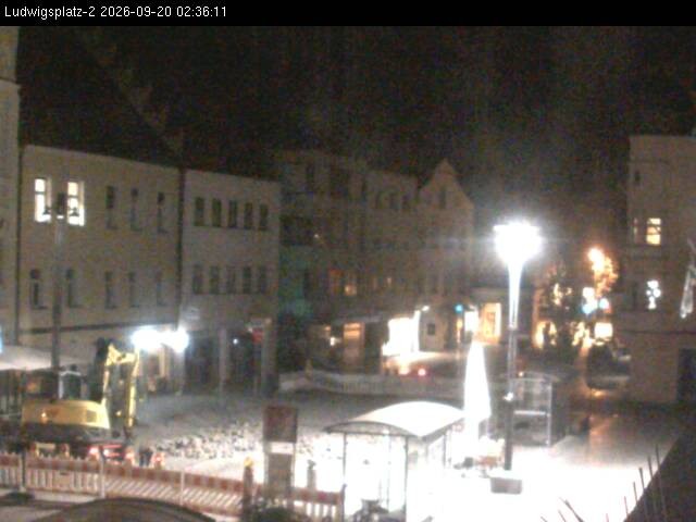 Archiv Foto Webcam Straubing Ludwigsplatz - Blick nach Osten