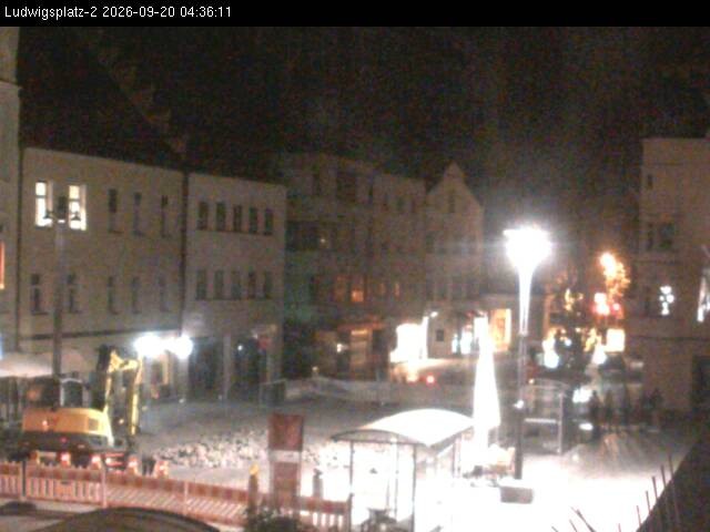 Archiv Foto Webcam Straubing Ludwigsplatz - Blick nach Osten