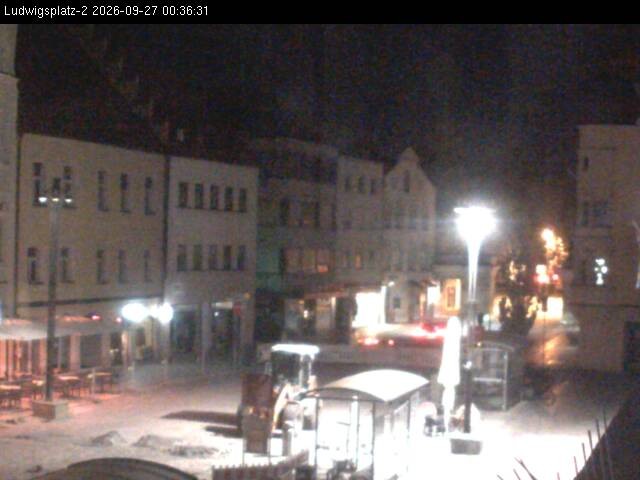 Archiv Foto Webcam Straubing Ludwigsplatz - Blick nach Osten