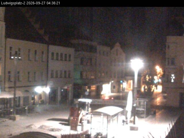 Archiv Foto Webcam Straubing Ludwigsplatz - Blick nach Osten