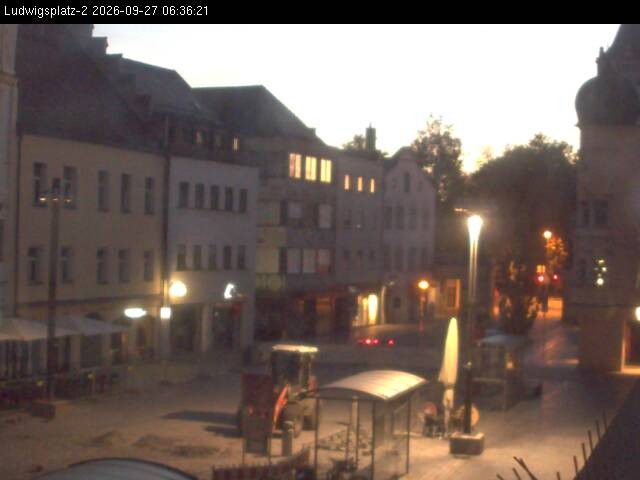 Archiv Foto Webcam Straubing Ludwigsplatz - Blick nach Osten