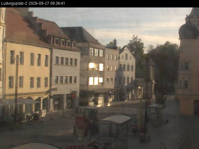 Archiv Foto Webcam Straubing Ludwigsplatz - Blick nach Osten