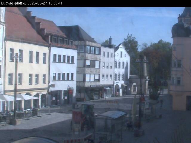 Archiv Foto Webcam Straubing Ludwigsplatz - Blick nach Osten