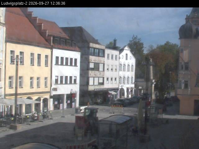Archiv Foto Webcam Straubing Ludwigsplatz - Blick nach Osten