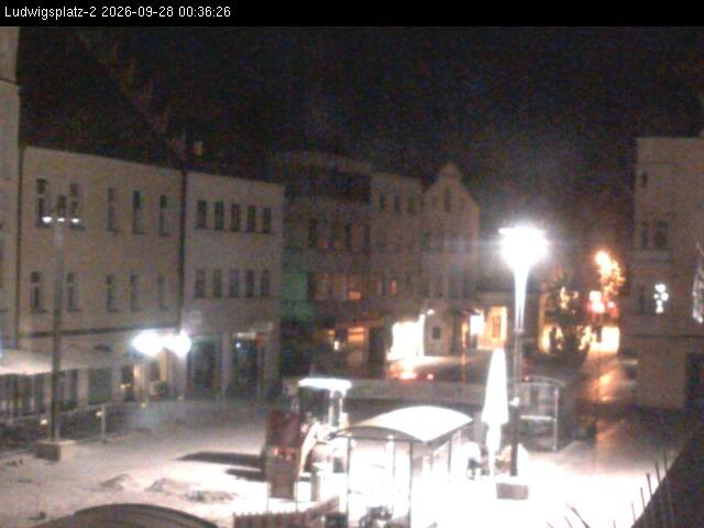 Archiv Foto Webcam Straubing Ludwigsplatz - Blick nach Osten