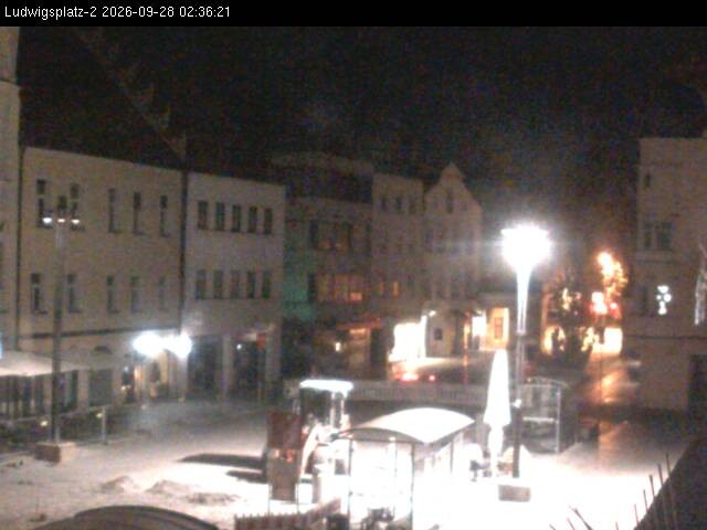 Archiv Foto Webcam Straubing Ludwigsplatz - Blick nach Osten