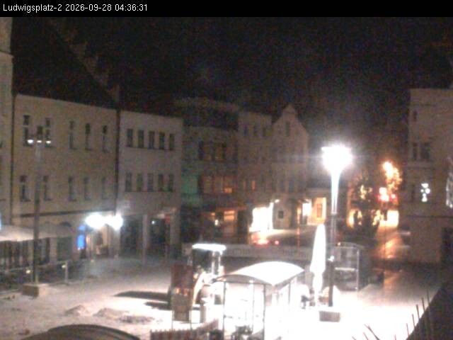Archiv Foto Webcam Straubing Ludwigsplatz - Blick nach Osten