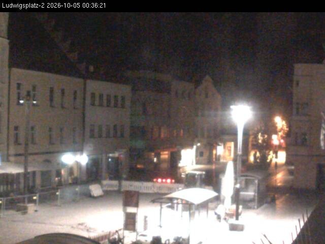 Archiv Foto Webcam Straubing Ludwigsplatz - Blick nach Osten