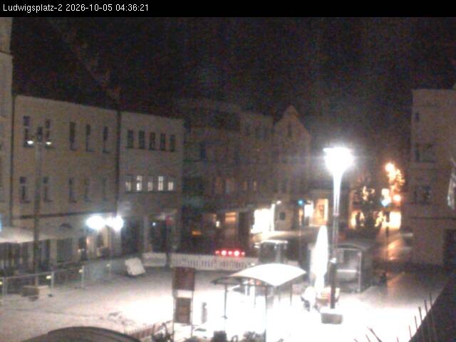 Archiv Foto Webcam Straubing Ludwigsplatz - Blick nach Osten