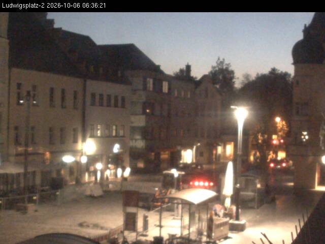 Archived image Webcam Ludwigsplatz Straubing - Eastern View