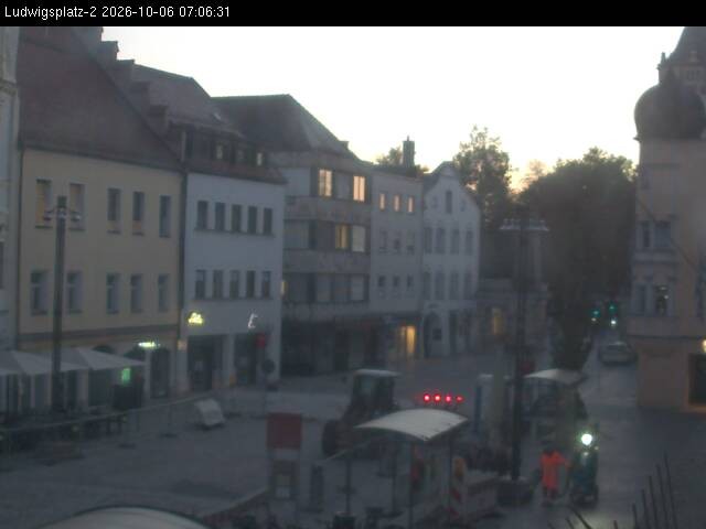 Archived image Webcam Ludwigsplatz Straubing - Eastern View