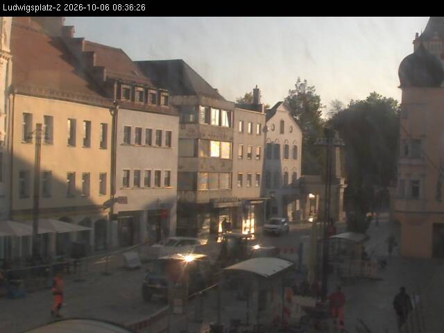 Archived image Webcam Ludwigsplatz Straubing - Eastern View
