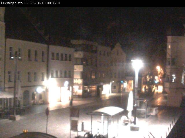 Archiv Foto Webcam Straubing Ludwigsplatz - Blick nach Osten