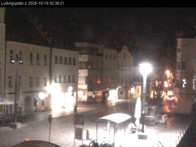 Archiv Foto Webcam Straubing Ludwigsplatz - Blick nach Osten
