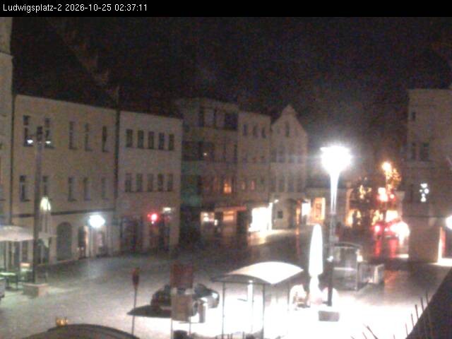 Archiv Foto Webcam Straubing Ludwigsplatz - Blick nach Osten