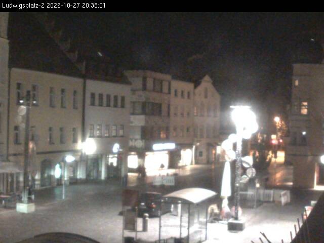 Archiv Foto Webcam Straubing Ludwigsplatz - Blick nach Osten