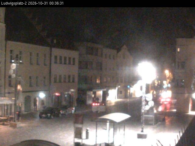 Archiv Foto Webcam Straubing Ludwigsplatz - Blick nach Osten