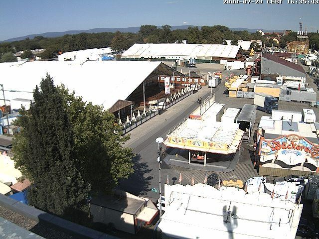 Archiv Foto Webcam Gäubodenfest Straubing - Festzelte Reisinger & Wenisch