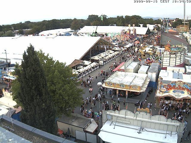 Archiv Foto Webcam Gäubodenfest Straubing - Festzelte Reisinger & Wenisch