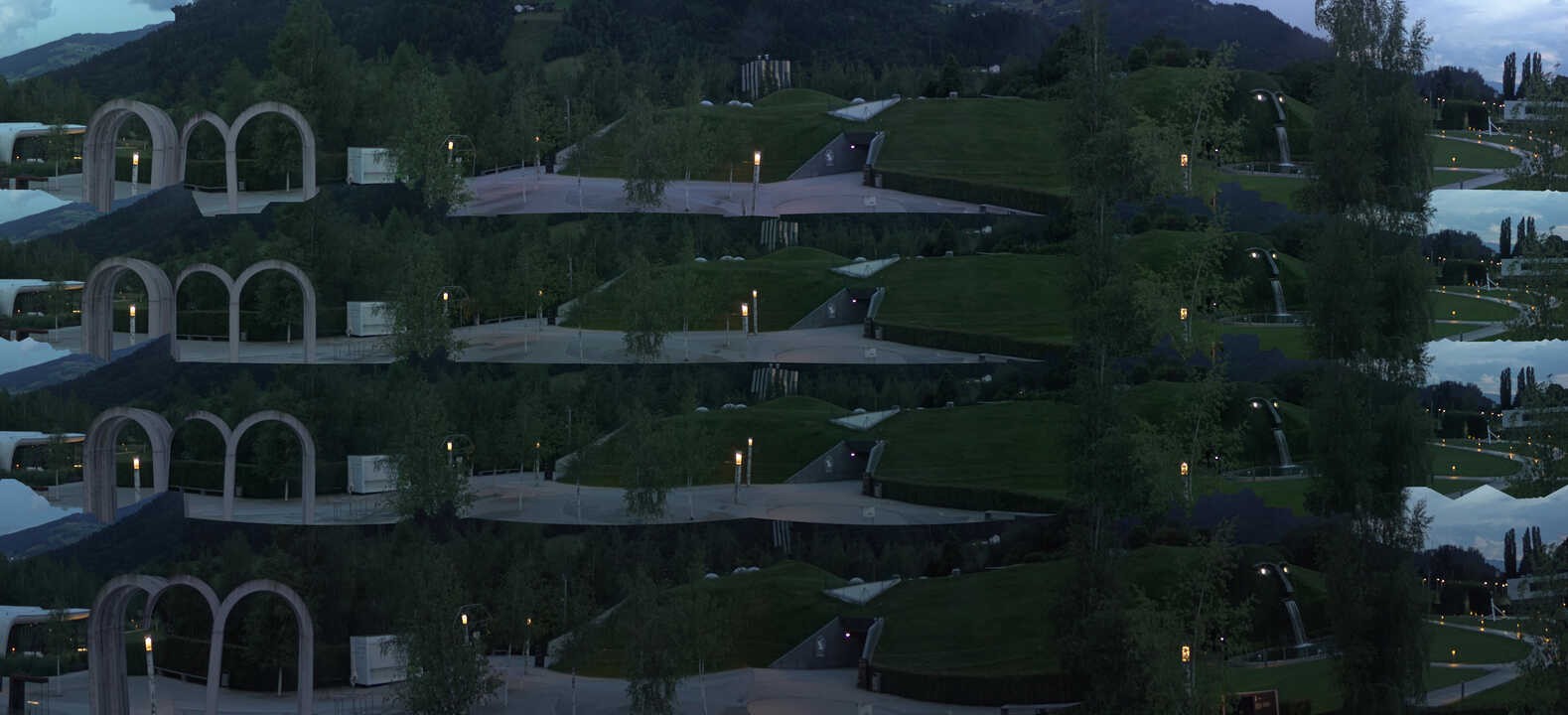 Archiv Foto Webcam Swarovski Kristallwelten: Außengelände