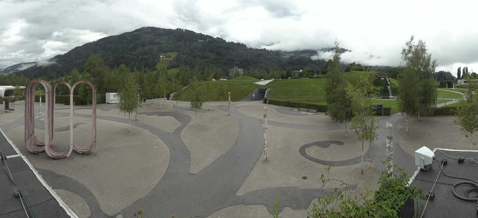Archiv Foto Webcam Swarovski Kristallwelten: Außengelände