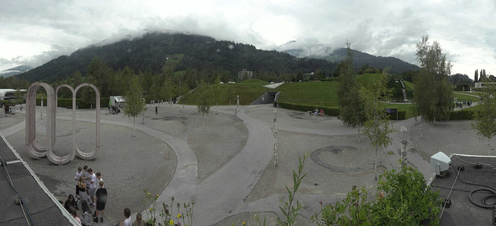 Archiv Foto Webcam Swarovski Kristallwelten: Außengelände