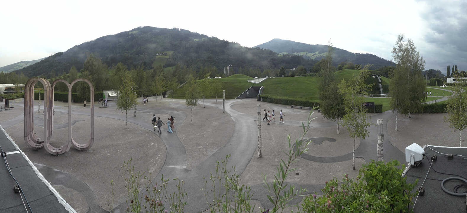 Archiv Foto Webcam Swarovski Kristallwelten: Außengelände
