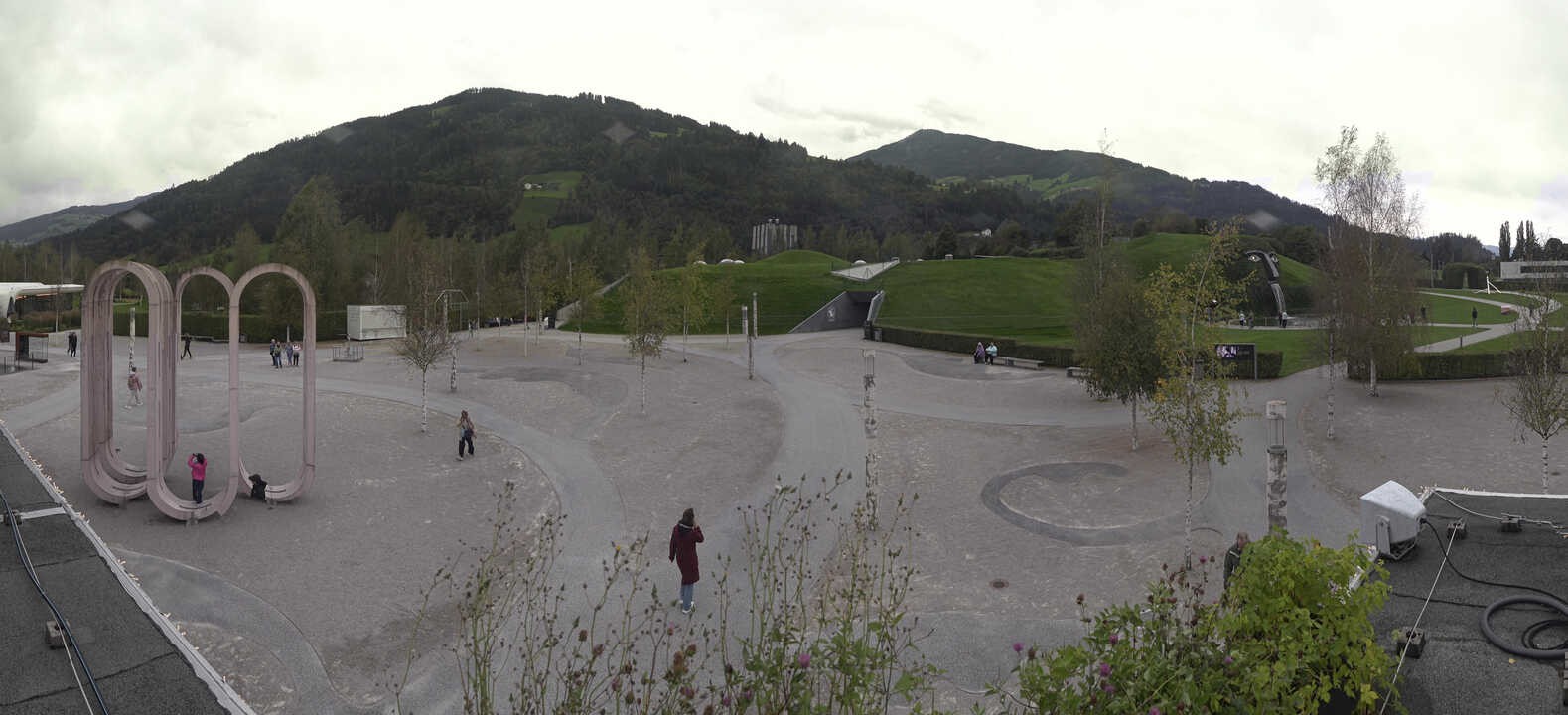 Archiv Foto Webcam Swarovski Kristallwelten: Außengelände