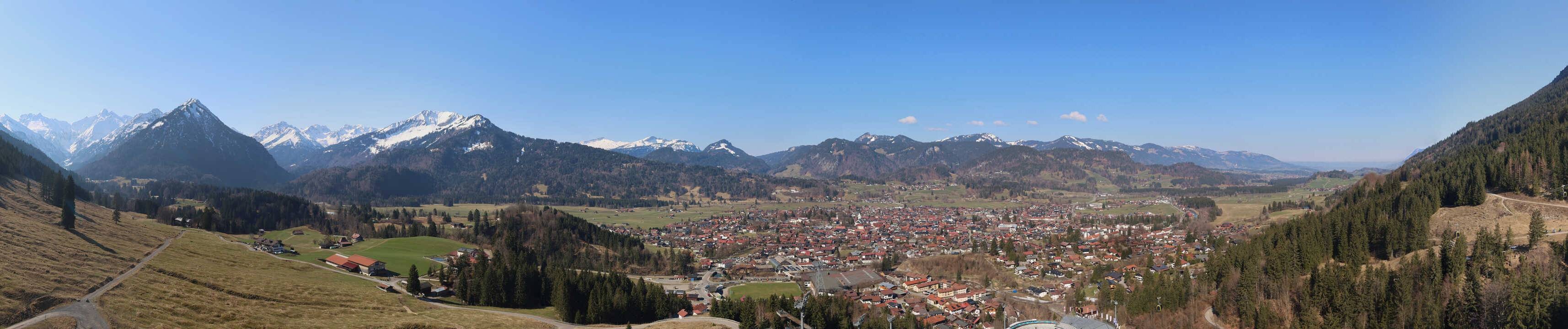 Archiv Foto Webcam Skisprungarena Oberstdorf