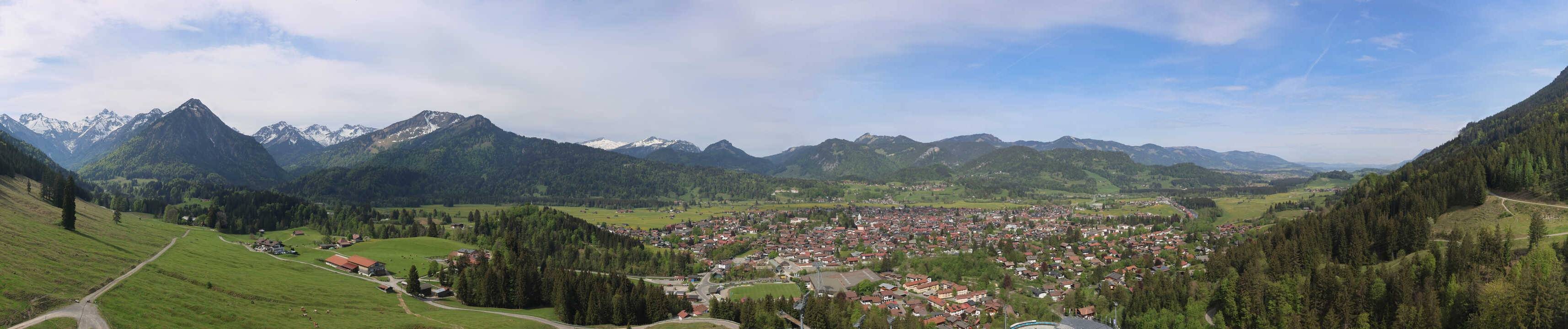 Archiv Foto Webcam Skisprungarena Oberstdorf