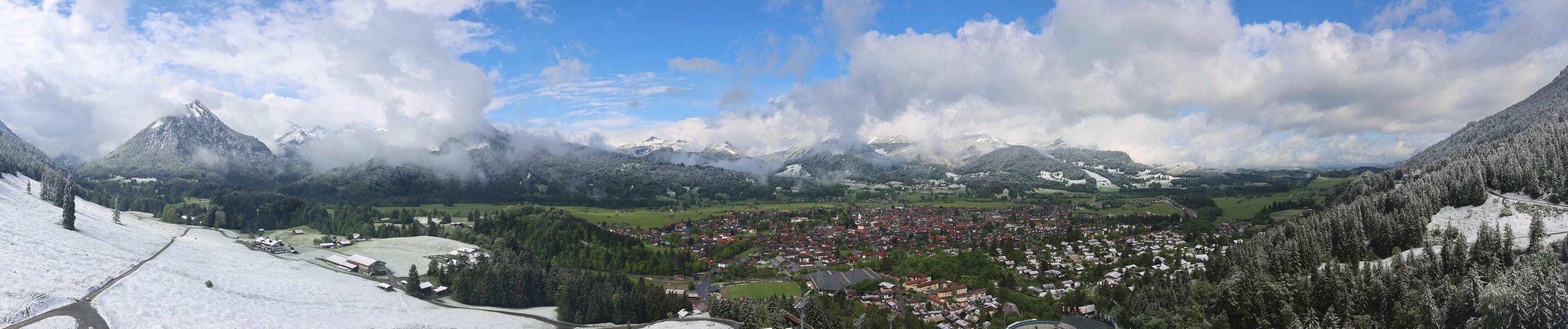 Archiv Foto Webcam Skisprungarena Oberstdorf
