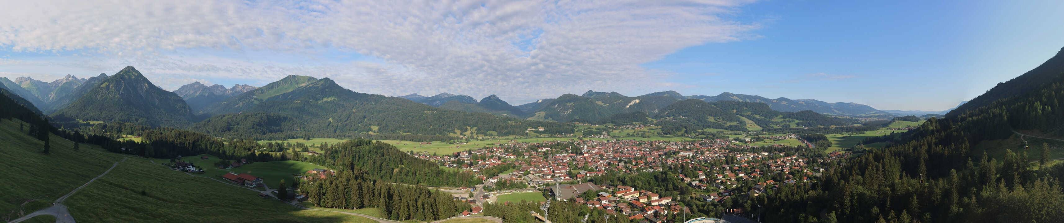 Archiv Foto Webcam Skisprungarena Oberstdorf