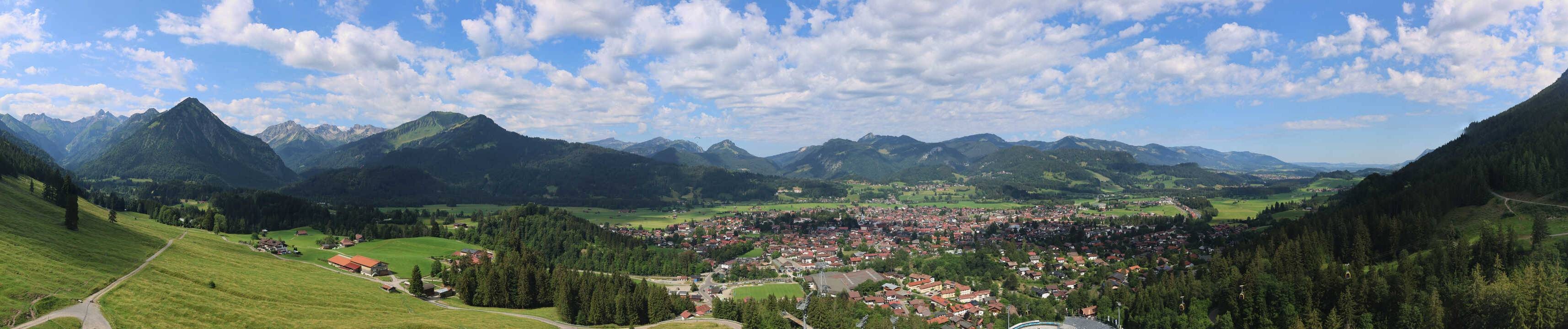 Archiv Foto Webcam Skisprungarena Oberstdorf