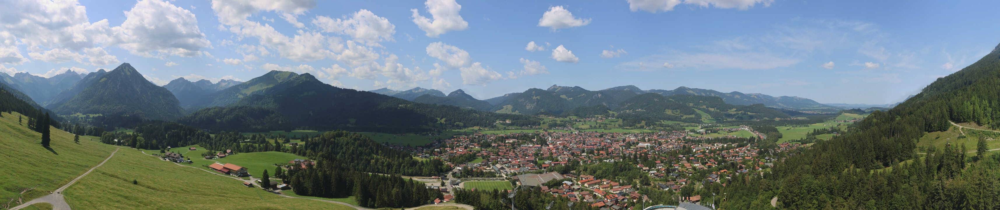 Archiv Foto Webcam Skisprungarena Oberstdorf