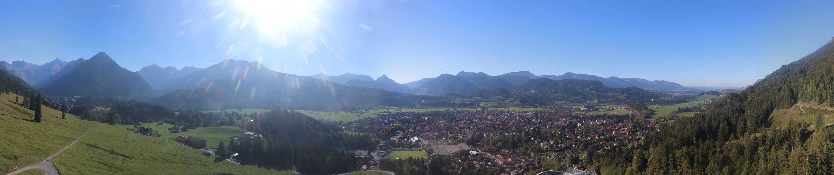 Archiv Foto Webcam Skisprungarena Oberstdorf