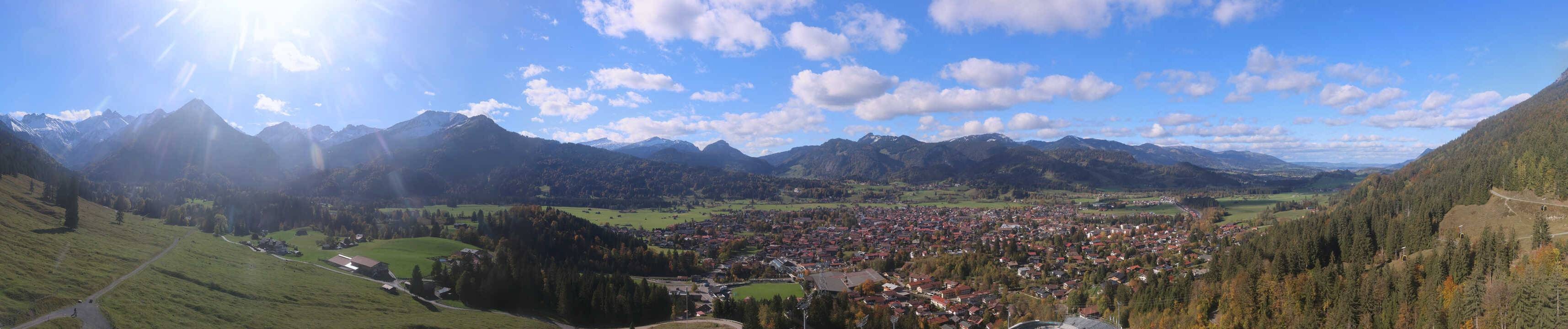 Archiv Foto Webcam Skisprungarena Oberstdorf