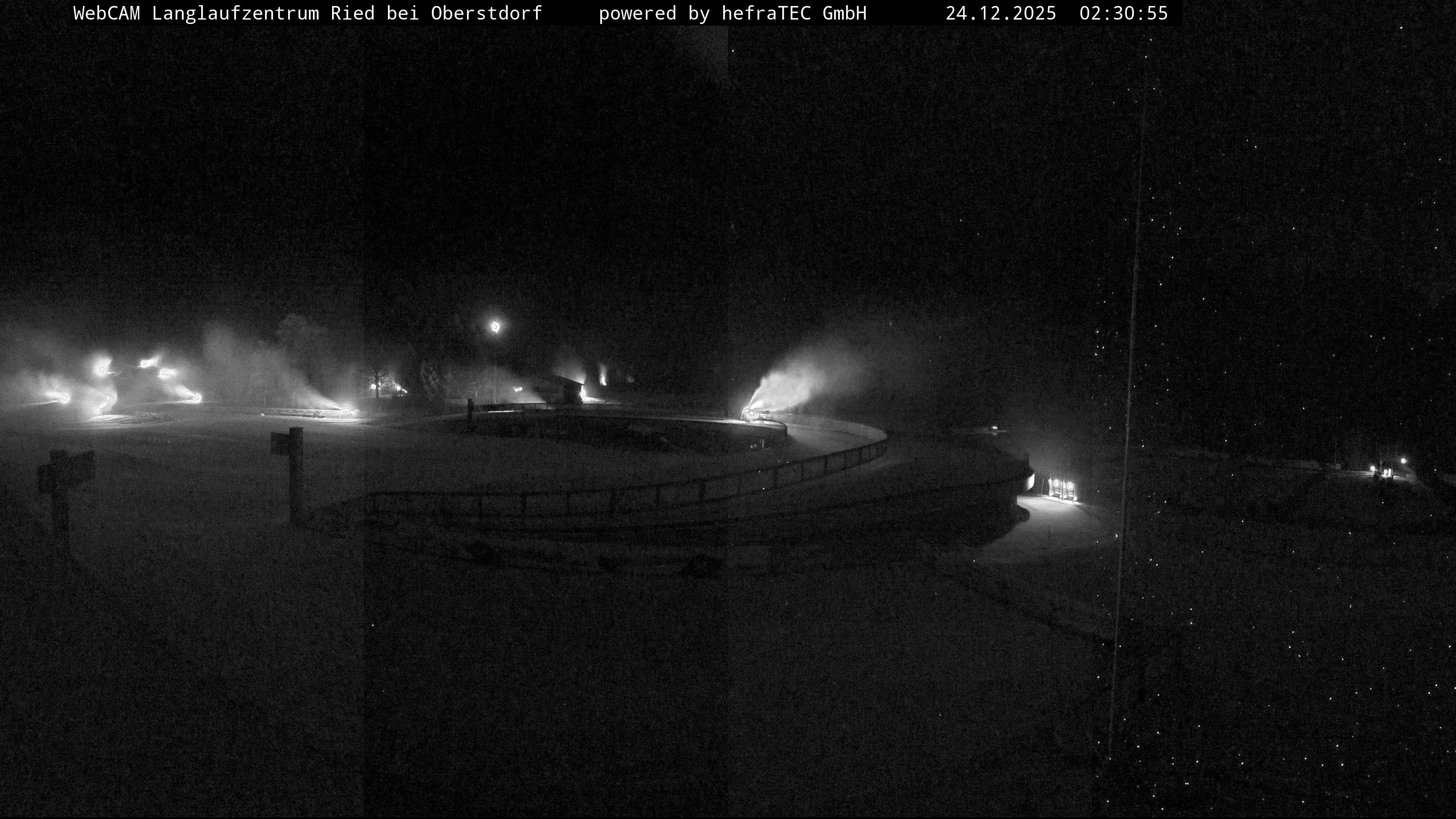 Archiv Foto Webcam Oberstdorf: Blick ins Langlaufstadion