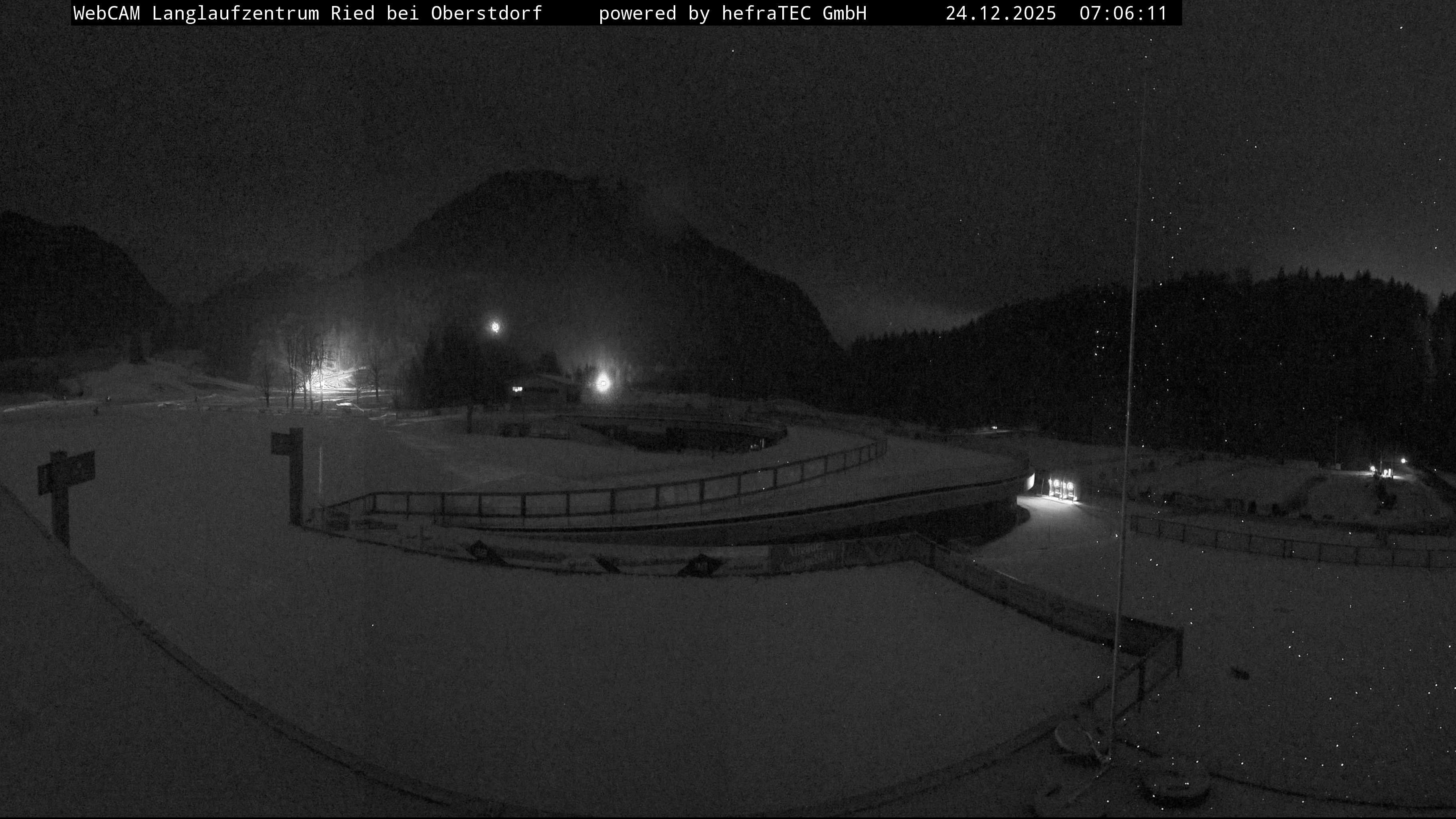Archiv Foto Webcam Oberstdorf: Blick ins Langlaufstadion