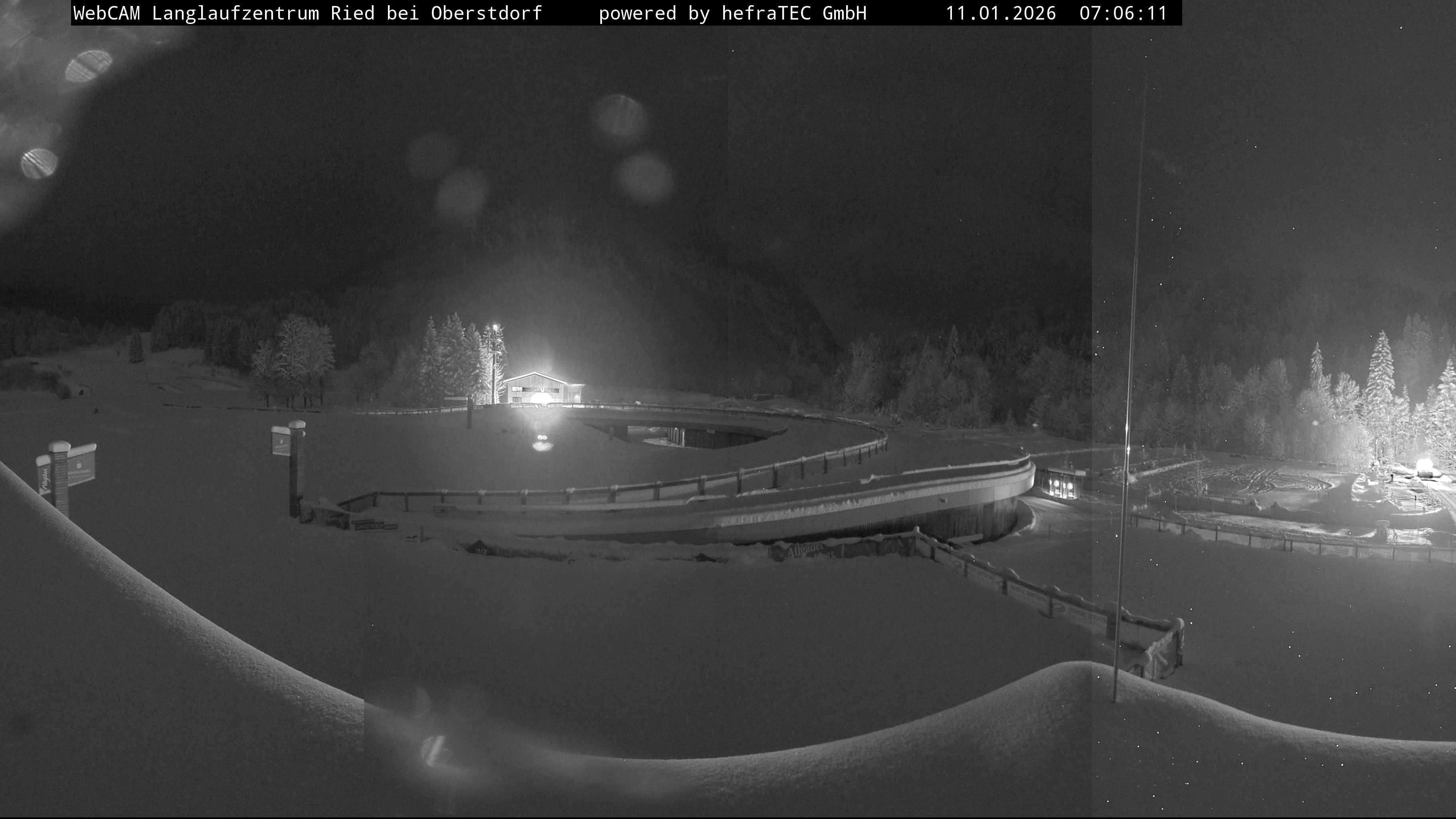 Archiv Foto Webcam Oberstdorf: Blick ins Langlaufstadion