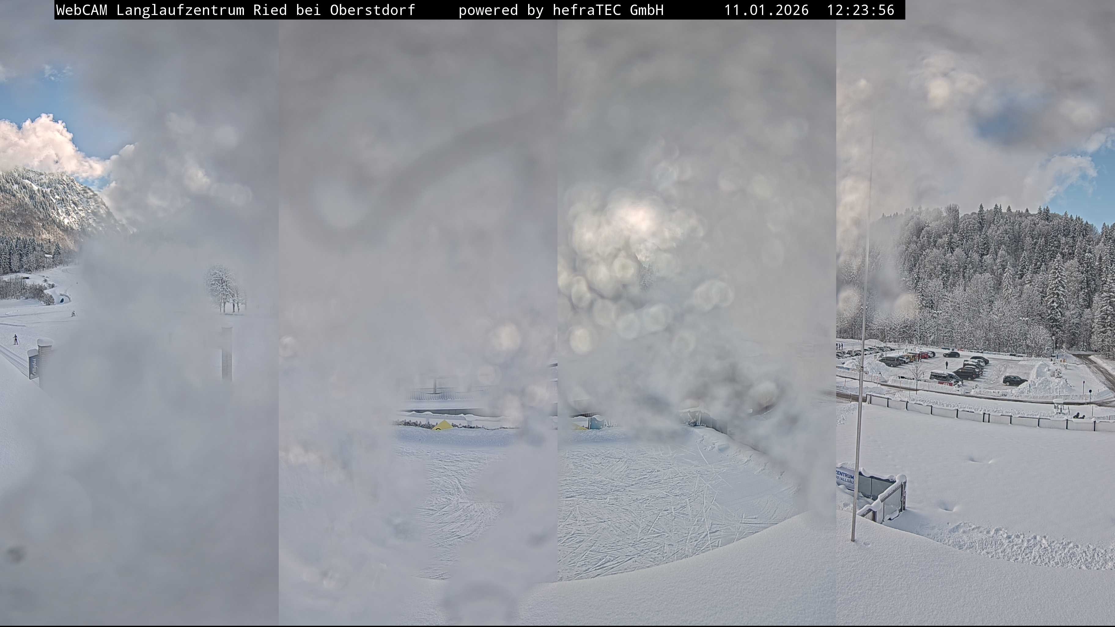 Archiv Foto Webcam Oberstdorf: Blick ins Langlaufstadion